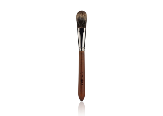 Cosmetic Handcraft Squirrel Hair Blush Brush Contour Powder Brush for Makeup