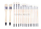 শিল্পী পেশাদার শারীরিক পেইন্ট ব্রাশগুলি কেয়ারিং কেস 16 পিসি ওয়াটার কালার অয়েল এক্রাইলিক পেইন্টিং ব্রাশগুলি সেট করুন